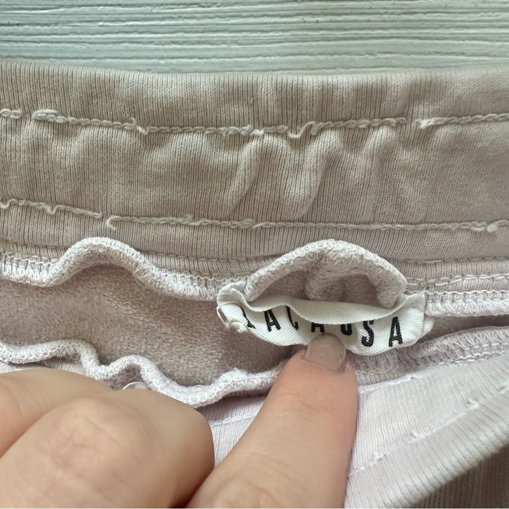 LACAUSA Blaze Light Pink Casual Pants sweatpants cotton m medium - Picture 3 of 7